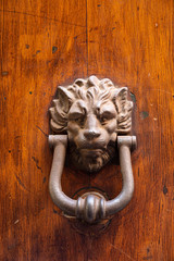 Old metal door knocker