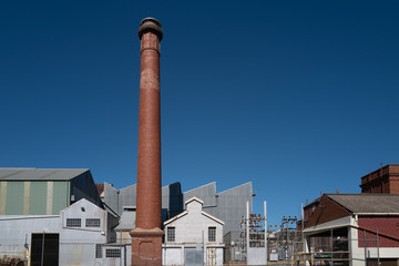 Fototapeta premium Old factory roof lines