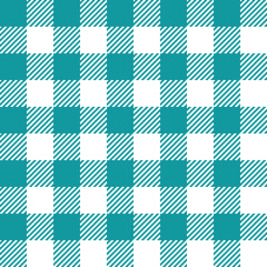 Green Gingham seamless pattern.