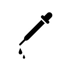 dropper icon trendy flat design