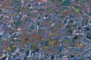 Abstract background, hand-painted texture, watercolor painting, splashes, drops of paint, paint smears. Design for backgrounds, wallpapers, covers and packaging.