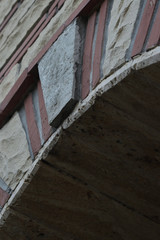 Naklejka premium wall of an old house