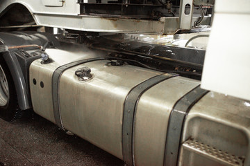 Car wash truck. Cement truck