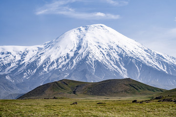 Tolbachik Volcano - an active volcano in the far east of Russia, Kamchatka Peninsula