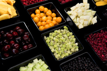 Obst, Beeren, tiefgefroren