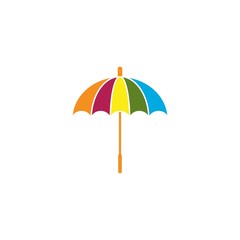 Obraz premium umbrella logo vector
