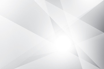 Fototapeta premium Abstract geometric white and gray color background. Vector, illustration.