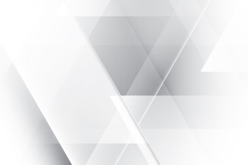 Abstract geometric white and gray color background. Vector, illustration.