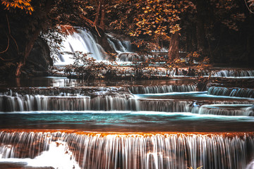 Water fall in Kanjanaburi Thailand