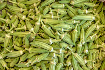 photo of many okra together