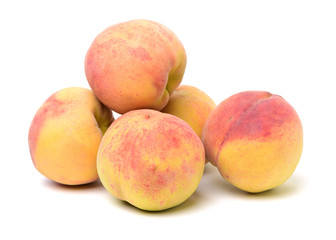 Gold Peach on a white background