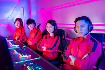 pro cyber sport gamers team