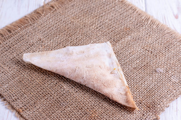 Samosa with pumpkin - traditional oriental pastries