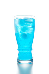 Soft drinks on a white background