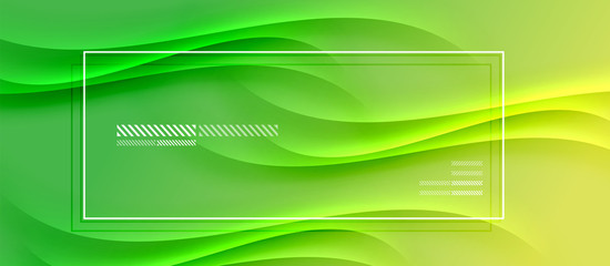 Trendy simple fluid color gradient abstract background with dynamic wave shadow line effect. Vector Illustration For Wallpaper, Banner, Background, Card, Book Illustration, landing page