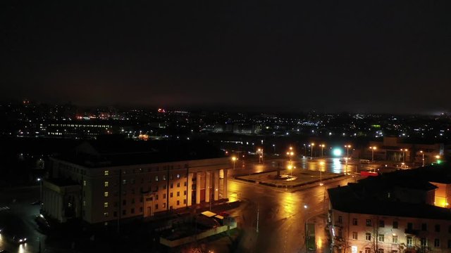 night view of Petrozavodsk