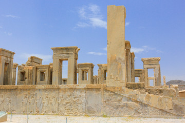 Persepolis.The capital of the ancient Achaemenid kingdom. Shiraz , Iran. Ancient Persia.