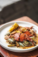 mixed Seafood With Oyster Sauce.