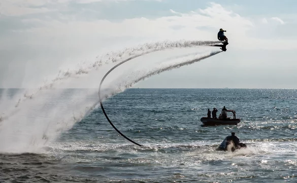 JET SKI AND JET BOARD FLYBOARD HOVERBOARD Stock Photo Adobe Stock