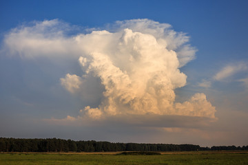 Fototapeta na wymiar Storm cloud