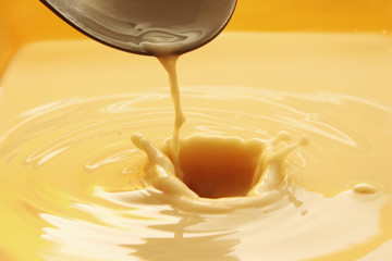 Fresh and creamy milk