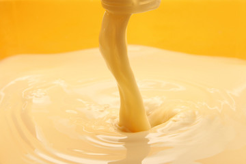 Fresh and creamy milk