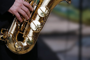 photo of brass wind instruments