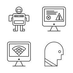 Simple Set Of Universal Icons