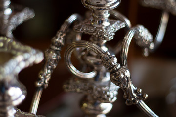 Silver candlestick