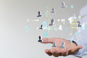 Social Media Communication Internet Network 3d