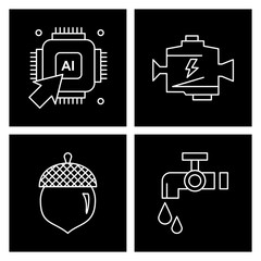  Simple Set of Universal Related Color Icons