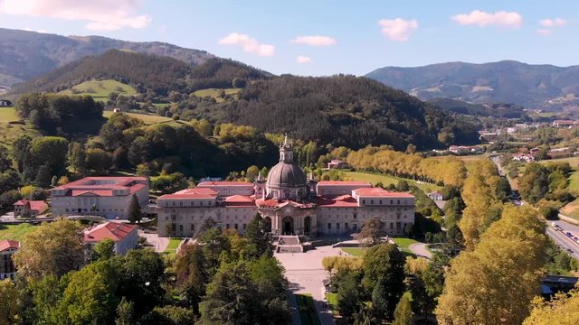 santuario de loiola dron azpeitia imagenes aereas pa&iacute;s vasco