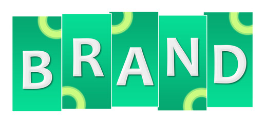 Brand Turquoise Green Rounded Squares Horizontal 