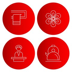 Fototapeta premium Set of Universal Pixel Perfect Icons
