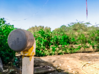 water pipe in the home gardan