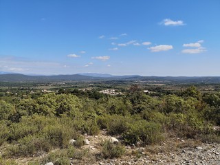Randonn&eacute;e dans l'h&eacute;rault, paysages du sud de la france