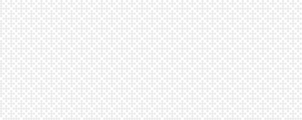 Halftone effect seamless pattern. Abstract monochrome dotted vector background. Light gray backdrop