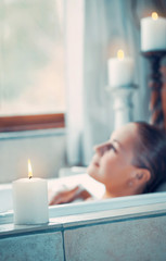 Fototapeta na wymiar Aromatherapy and relaxation concept