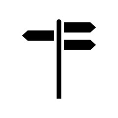 street sign - direction icon vector design template