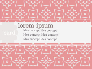 set of seamless patterns.Modern business card template design. background pink pattern.Vector illustration.