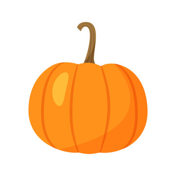 Pumpkin icon isolated on white background