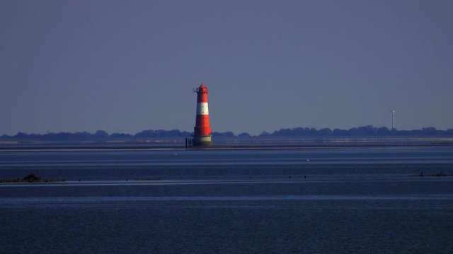 Lighthouse Arngast at the north sea germany