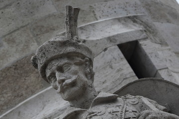 Statue of Man's Face