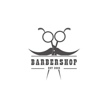 Barbershop logo isolated vector image