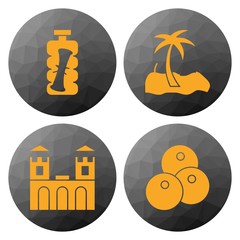 Simple Set of Universal Related Color Icons