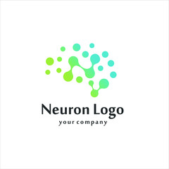 Brain logo / Neuron Nerve or Seaweed logo design inspiration