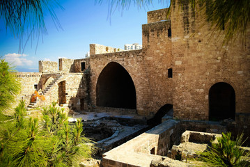 Obraz premium Panorama of Citadel of Raymond de Saint-Gilles , Tripoli, Lebanon