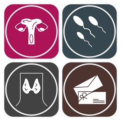 Simple Set of Universal Related Color Icons