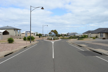 Fototapeta premium Empty rural road