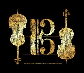 Tenor Clef & Celli (Ancient Gold) © TSS Jojo Wolff